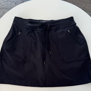 Tek Gear Black Mini Skirt with Zipper Pockets